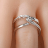 🔗Special Bond Rectangle Interlocking Ring - 💕Mother & Daughter 👩👧 Forever Linked Together🔥 Last Day Promotion 75% OFF - Buulgo