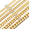 Load image into Gallery viewer, 14mm Stainless Steel Miami Cuban Chain in Gold - Buulgo