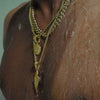 12mm Stainless Steel Cuban Chain in Gold - Buulgo