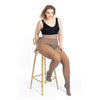 Laden Sie das Bild in den Galerie-Viewer, Flawless Legs Fake Translucent Warm Plush Lined Elastic Tights - Buulgo