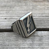 Carica l&#39;immagine nel visualizzatore Galleria, Lightning Bolt Stainless Steel Ring - Buulgo