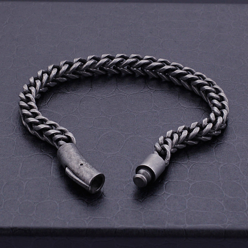 Wheat Chain Stainless Steel Bracelet - Buulgo
