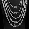 Carica l&#39;immagine nel visualizzatore Galleria, Rope Chain Stainless Steel Necklace - Buulgo