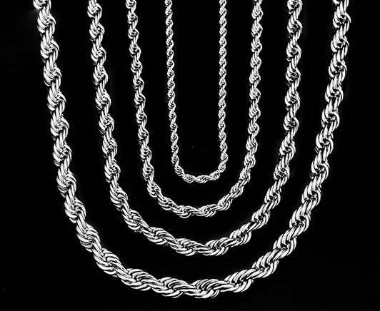 Rope Chain Stainless Steel Necklace - Buulgo