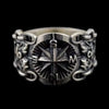 Afbeelding laden in Galerijviewer, Pirate Compass Stainless Steel Ring - Buulgo