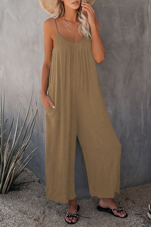 Ultimate Flowy Jumpsuit with Pockets🌟Last Day Promotion 50% OFF - Buulgo