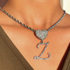 Ladda in bild i Galleri Viewer, A-Z Cursive Letter Heart Pendant - Buulgo