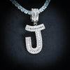 Load image into Gallery viewer, Single Baguette Letter Pendant - Buulgo