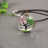 Load image into Gallery viewer, Tree of Life Glass Pendant (Plants 1 Tree) 🌲 - Buulgo