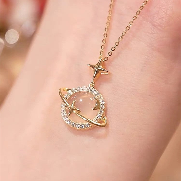 Special Star Planet & Stars Necklace - Buulgo